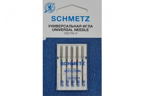 Иглы Schmetz универсальные (70x2, 80x2, 90x1), 5 шт в Кондрово