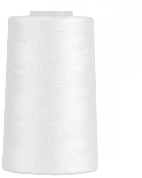 Нитки Sewing Thread 40/2 5000 ярд. цвет - белый 100% п/э в Кондрово